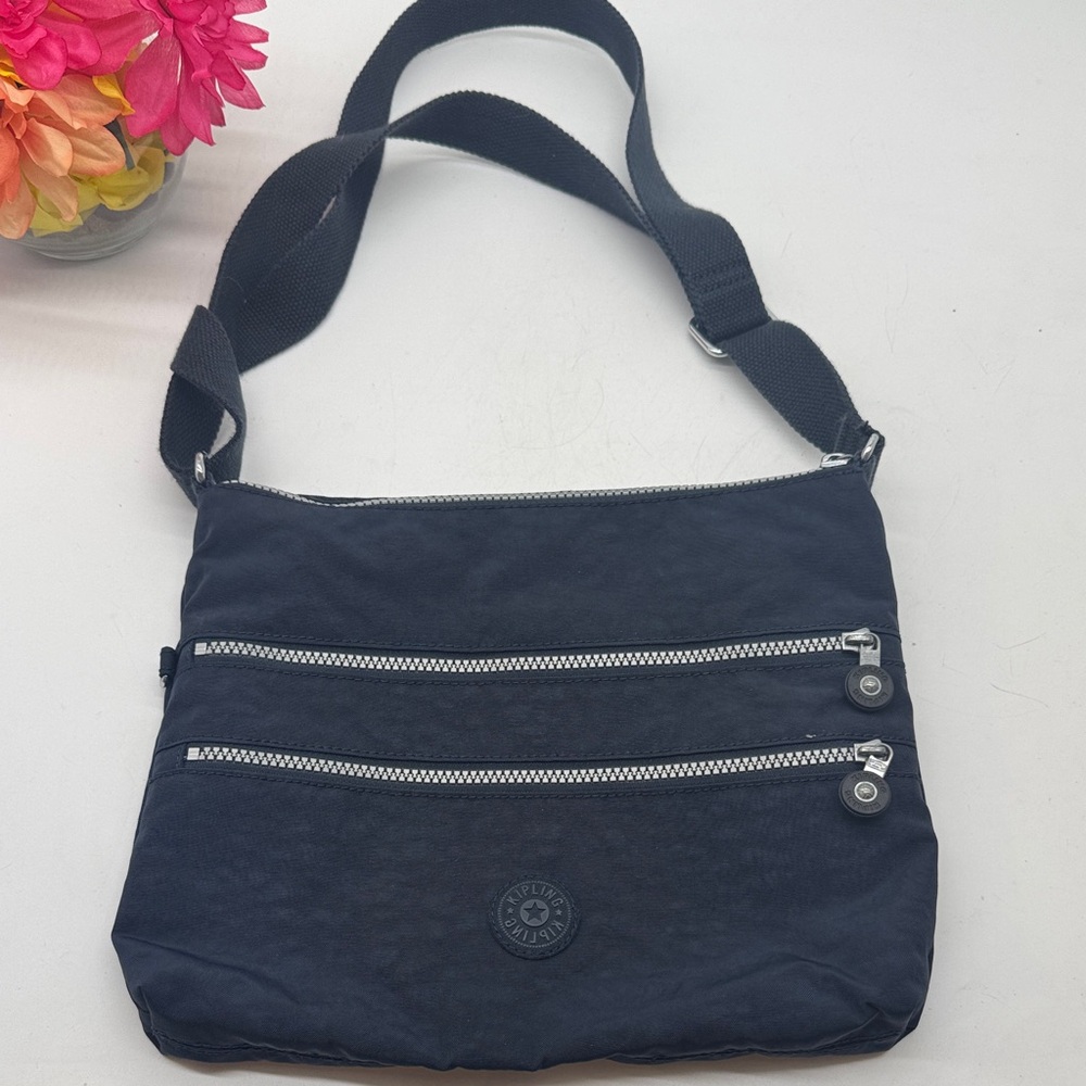 Kipling Black Nylon Stylish Lightweight Crossbody Bag NYB8531